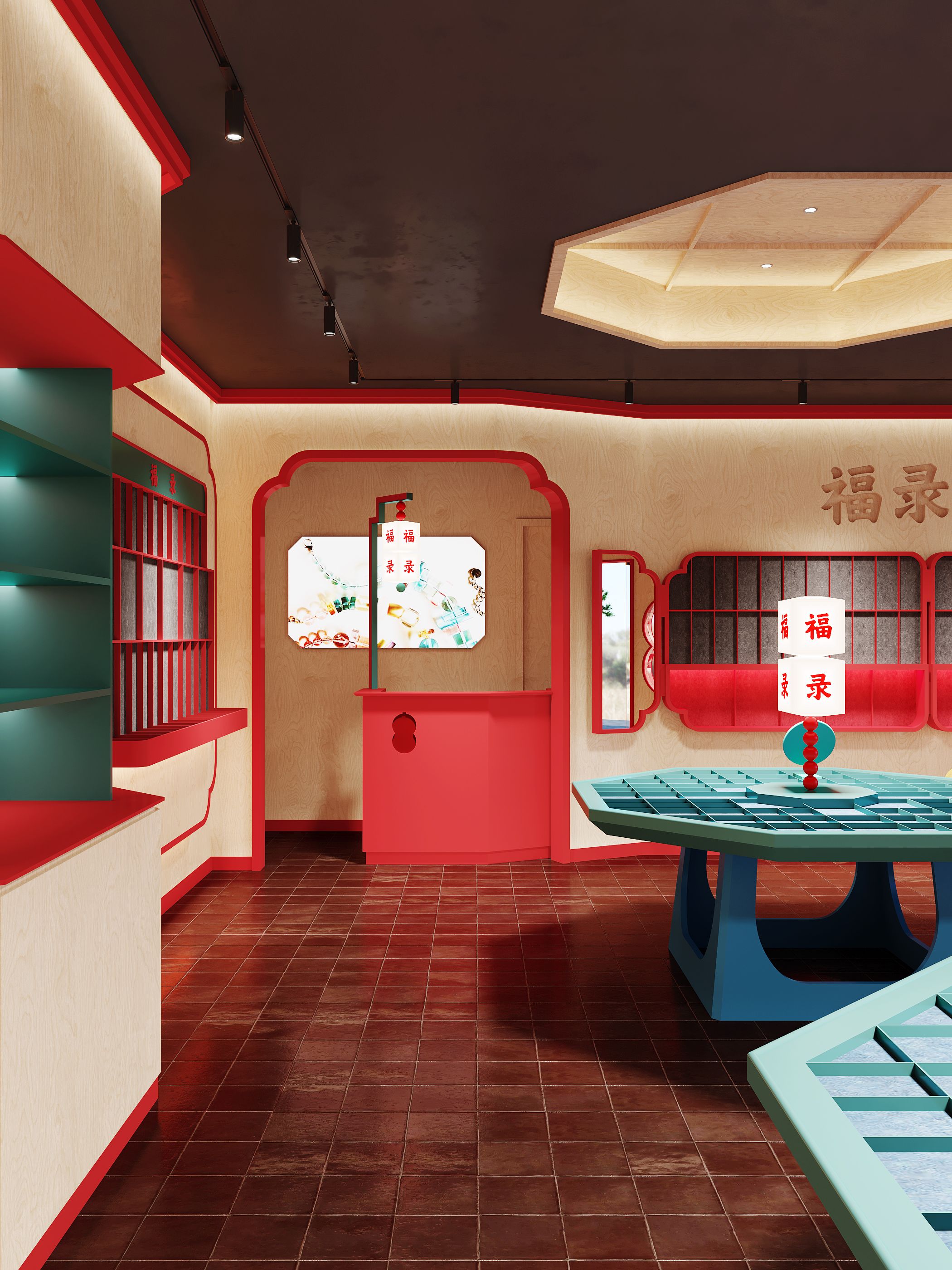 FULU 福录(北京八大处店)餐饮装修设计案例(图4)