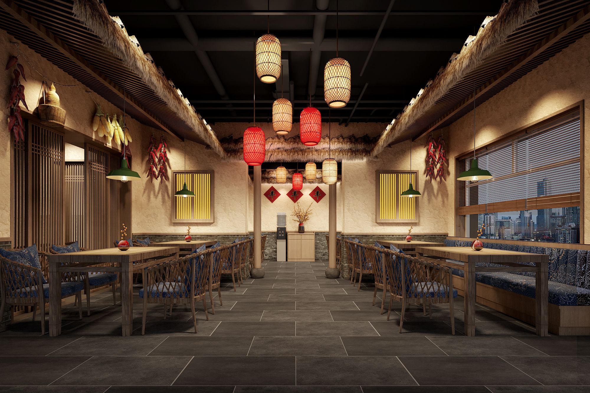 河北保定老土灶家常菜餐饮设计案例(图4)