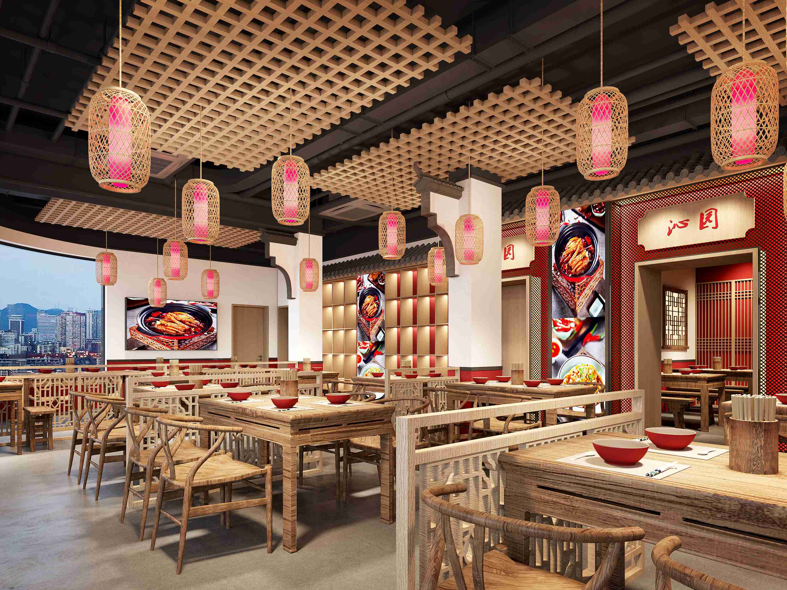 河北保定某早餐店餐饮设计案例(图2)