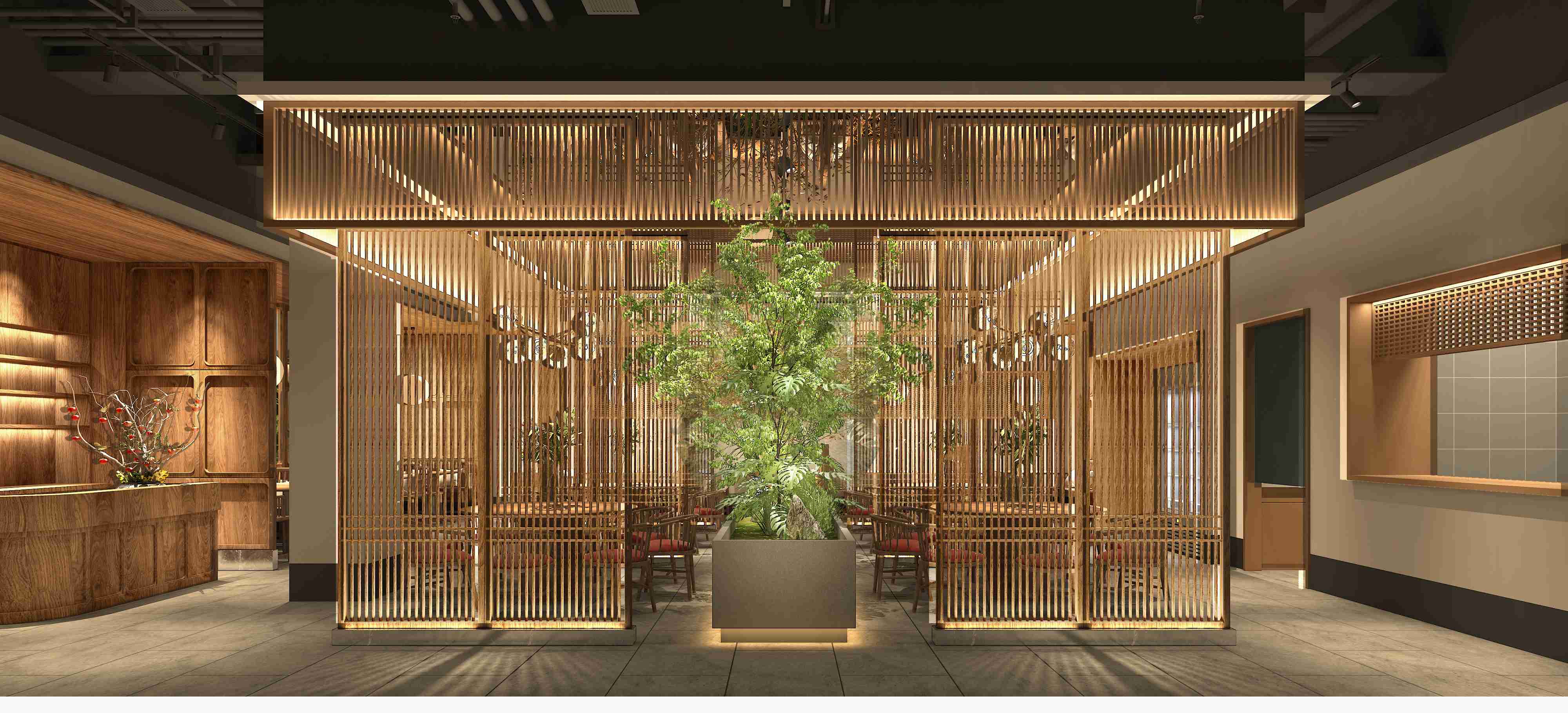 自然美蛙道馆餐饮店面餐饮案例(图4)