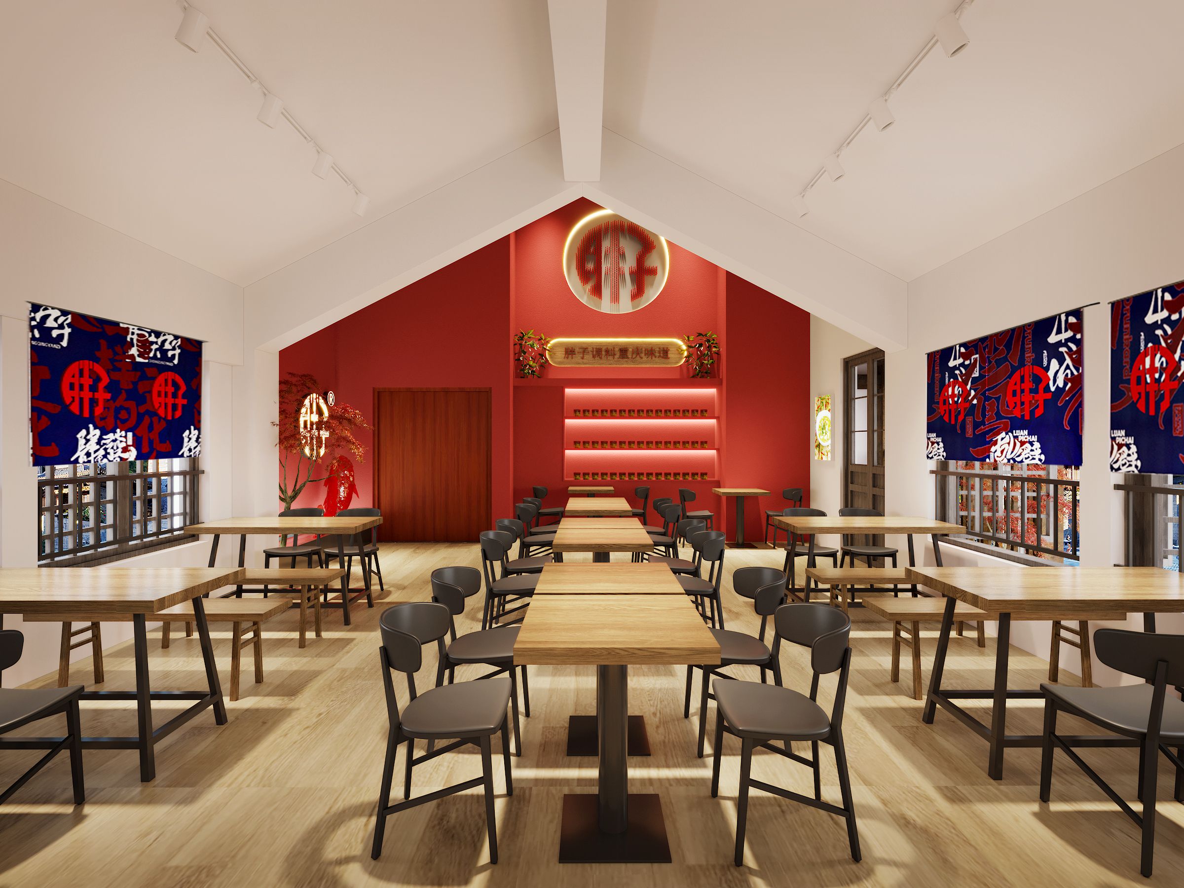胖子天骄（十八梯店）餐饮设计案例(图6)